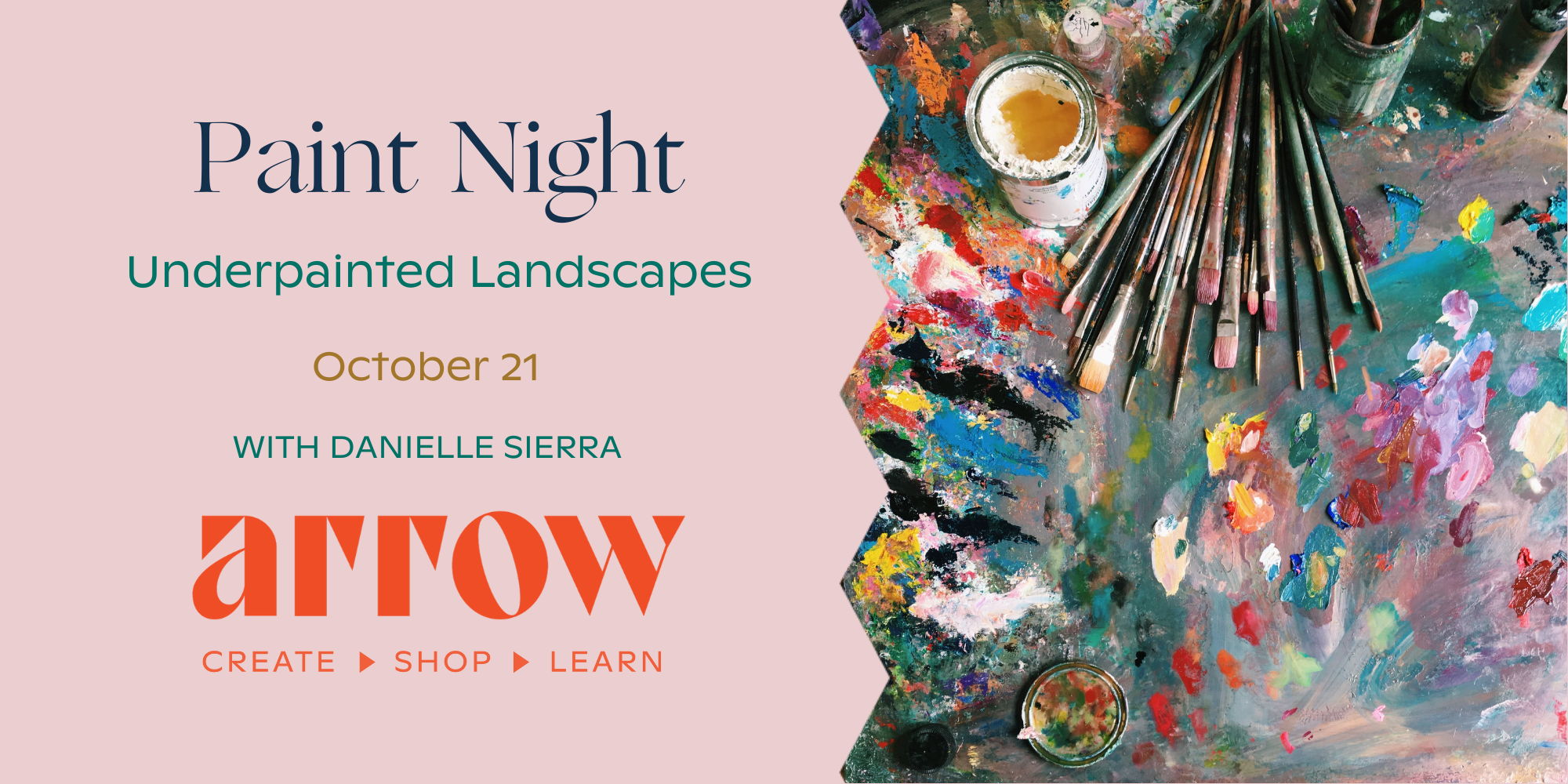 Paint Night: Underpainted Landscapes with Danielle Sierra promotional image