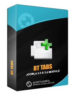 BT Tabs - вставка вкладок в популярной CMS Joomla