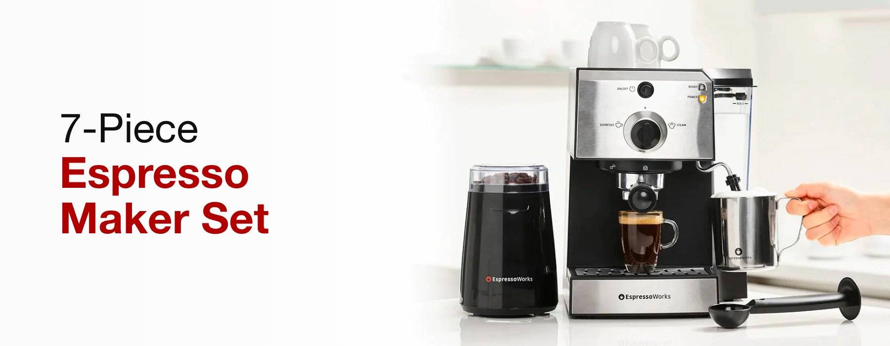 Frequently Asked Questions about the EspressoWorks 7-Piece Espresso Maker Set