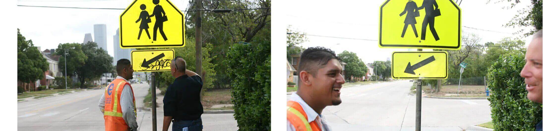 remove graffiti from street signs