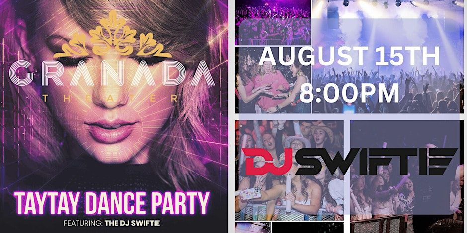 TayTay Dance Party Featuring DJ Swiftie promotional image