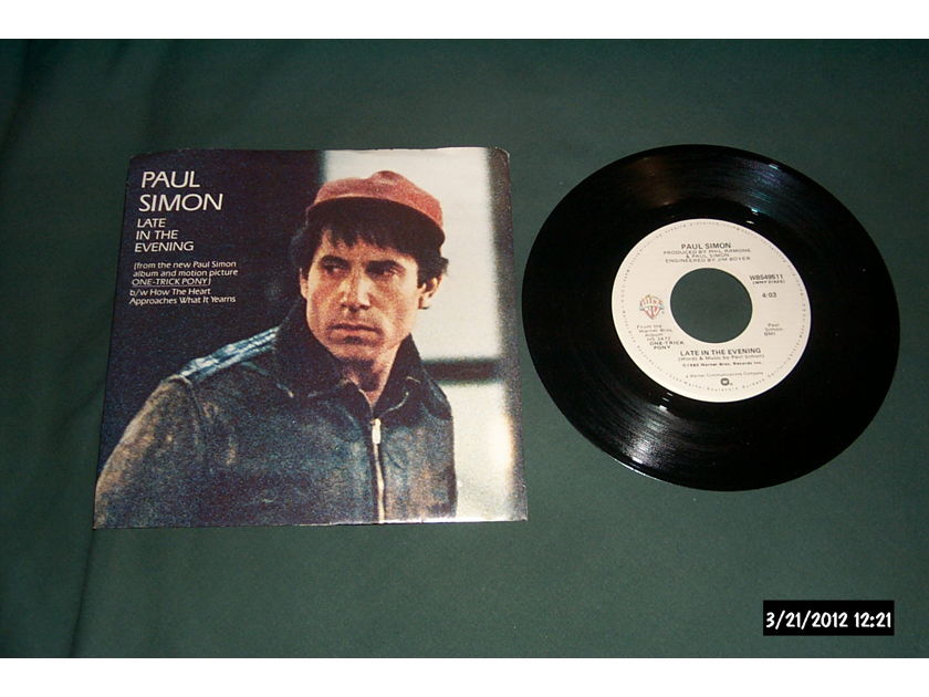 Paul Simon - One Trick Pony 45 With Picture Sleeve NM