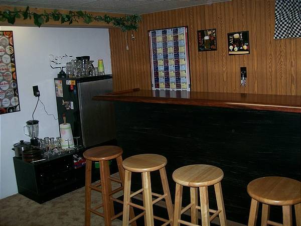 small bar outside room