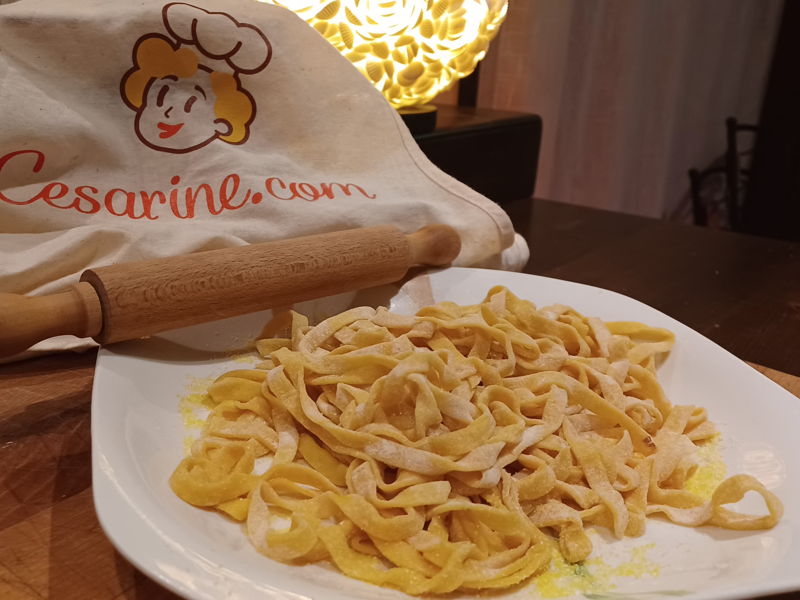 Cours de cuisine Lido di Ostia: En cuisine avec Giulia : des tagliatelles au tiramisù