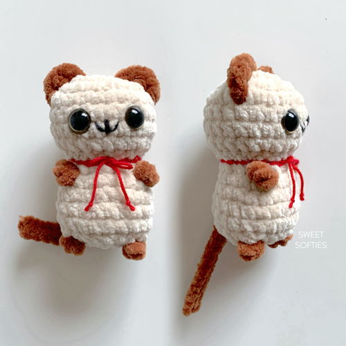 Haak een kattenpop! Amigurumi-tutorial zonder naaiwerk