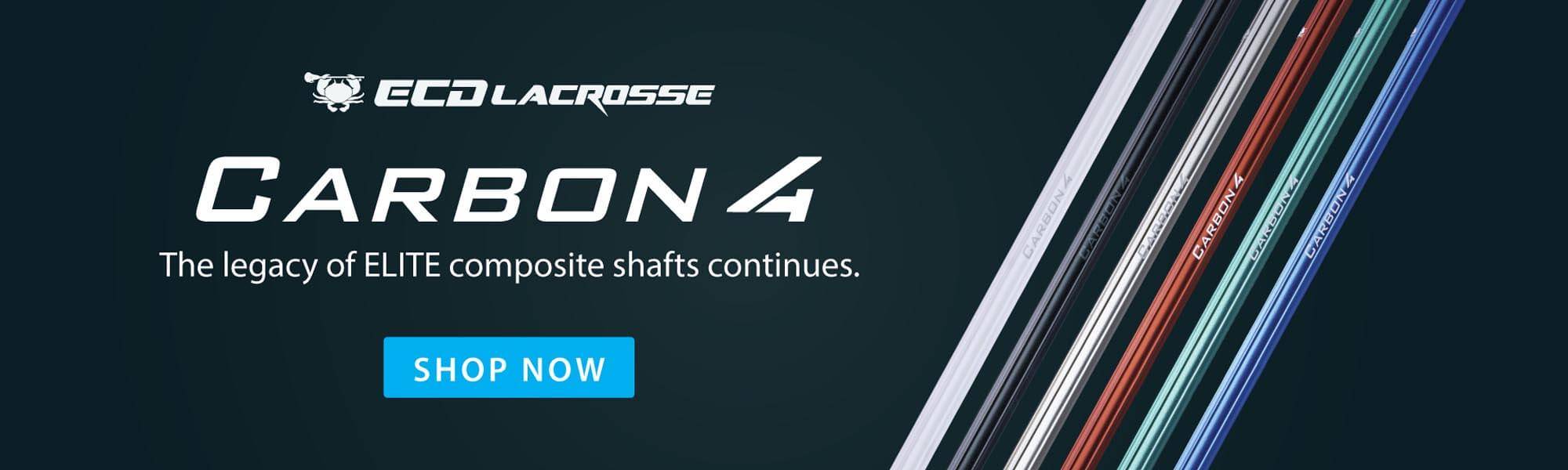 ECD Carbon 4 Lacrosse Shafts  | TOP STRING LACROSSE
