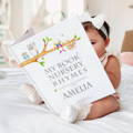 personalised baby nursery rhyme book as present for new baby
