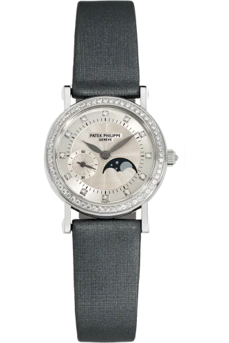 Patek Philippe Calatrava Certified Ladies Moonphase Diamonds