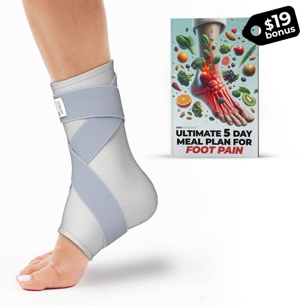 compression anklesleeve, onecompress bamboo, bamboo compression, ankle pain treatment