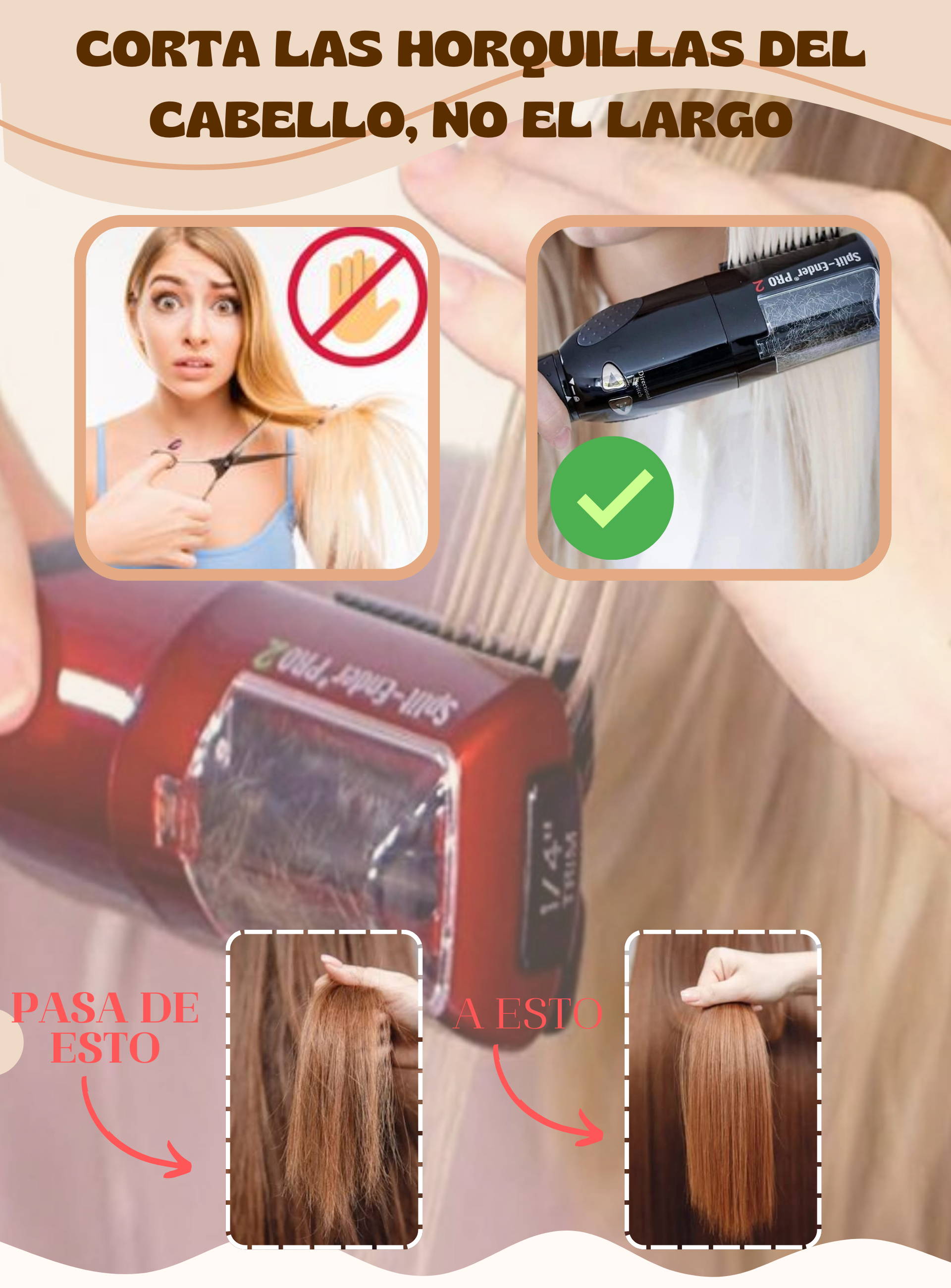 Maquina good cortar horquetillas