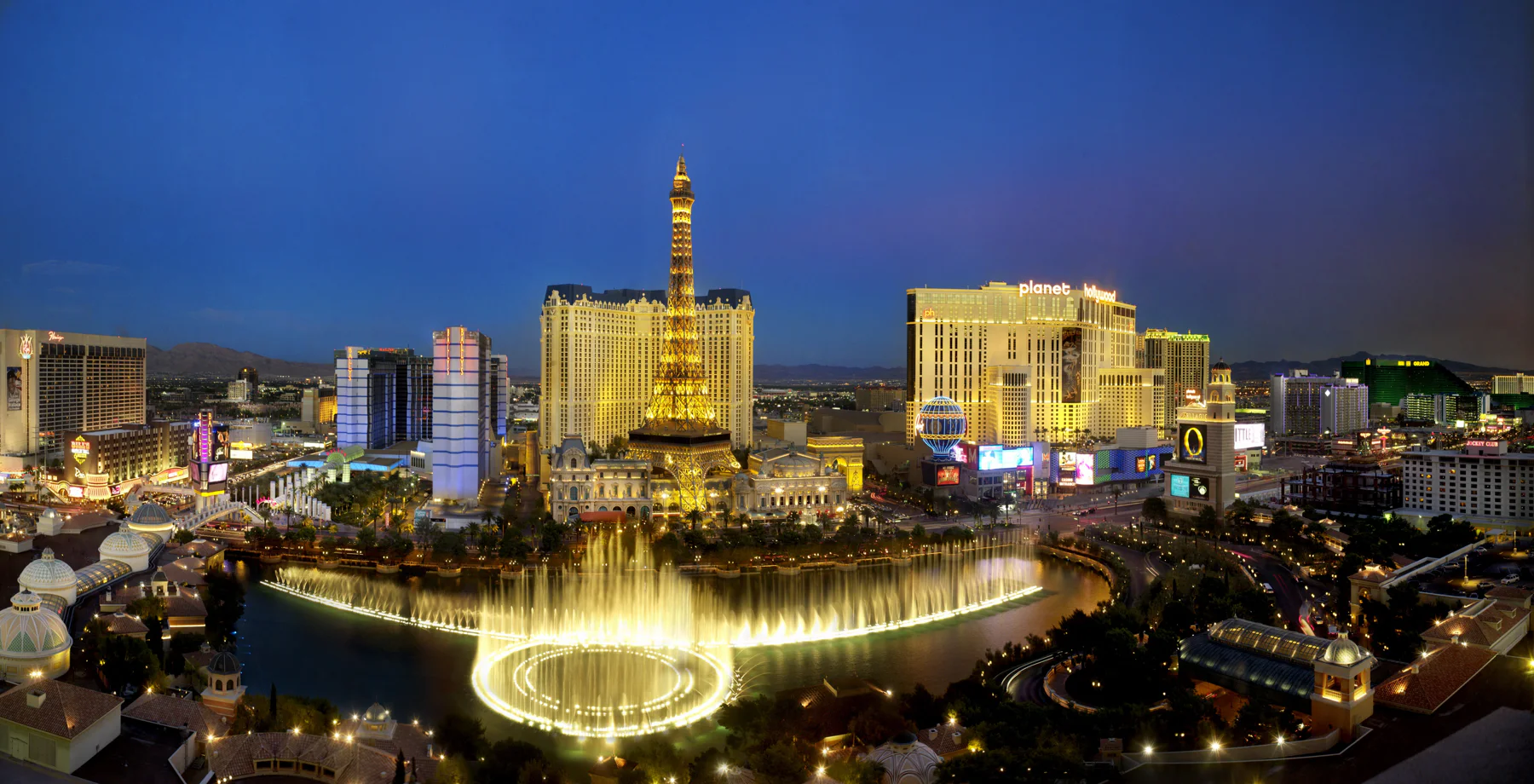 Fountains of Bellagio in Las Vegas