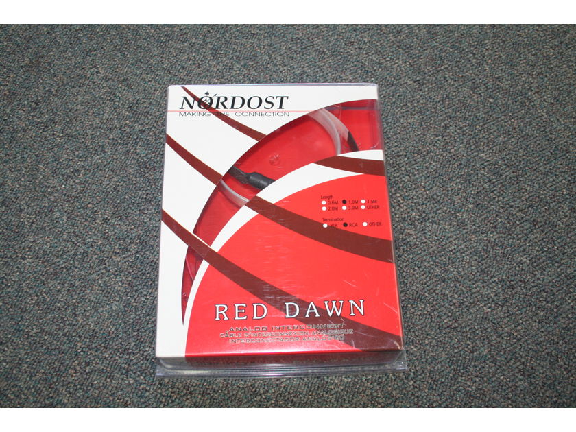Nordost Red Dawn 1m RCA's (see pics)