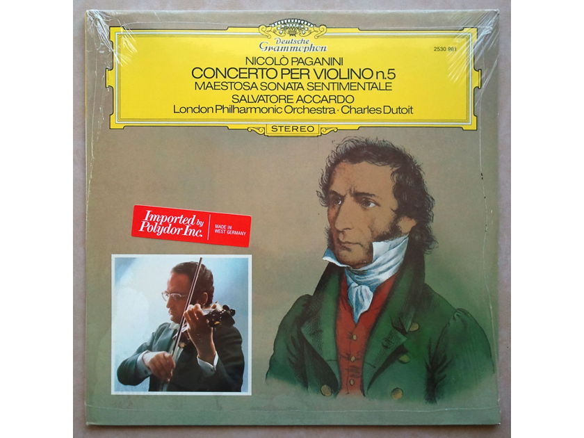 Sealed DG | ACCARDO/DUTOIT/PAGANINI - Violin Concerto No. 5