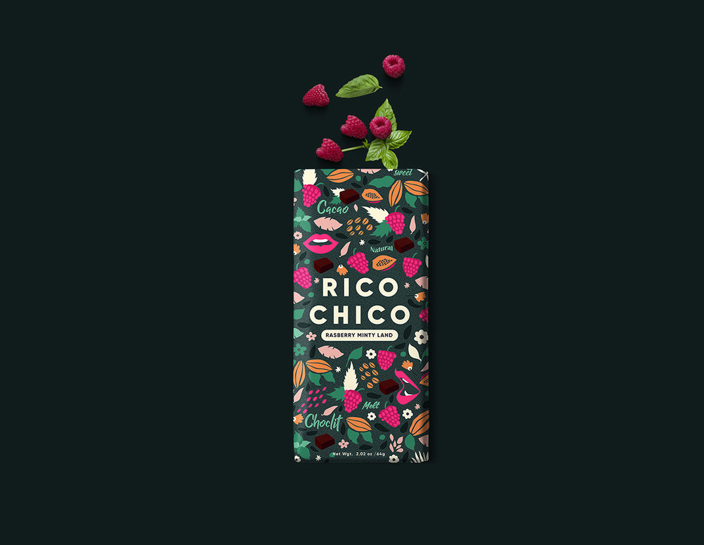 Rico Chico Chocolate Comes With Illustrations as Bold as The Flavors ...