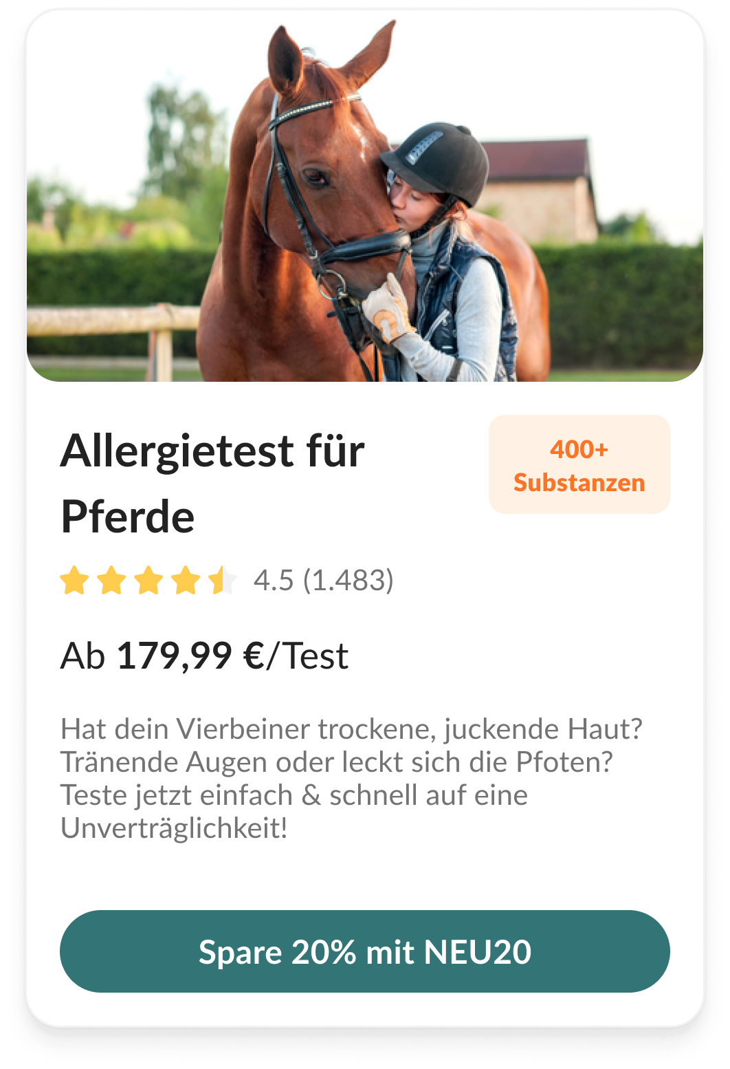 Allergietest für Pferde