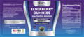 OPA Purples Elderberry Gummies Label and Directions