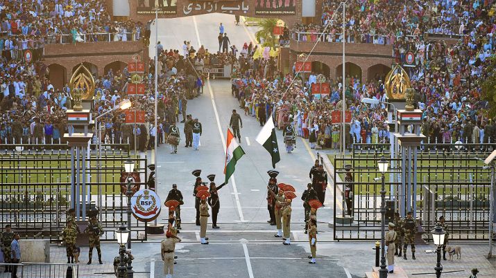The Wagah Border, situated on the Grand Trunk Road, became the demarcation line between India and Pakistan