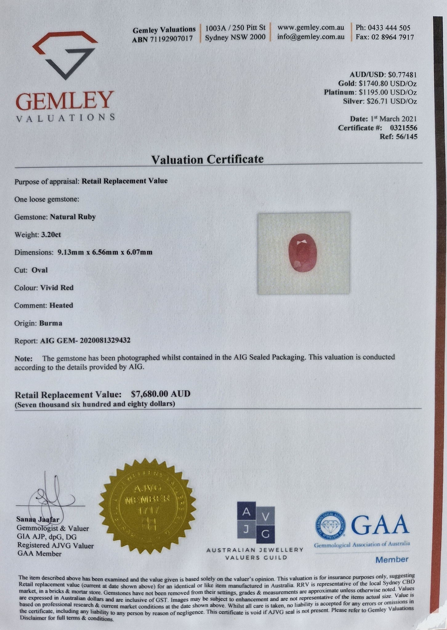 Natural Ruby Gemstone - Image 2