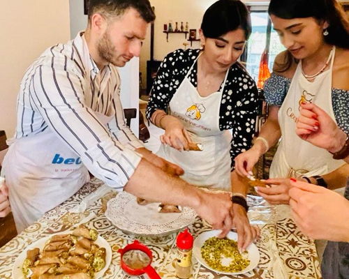 Cooking classes Tremestieri Etneo: Sicilian Cooking Class: Arancini, Pasta & Cannoli