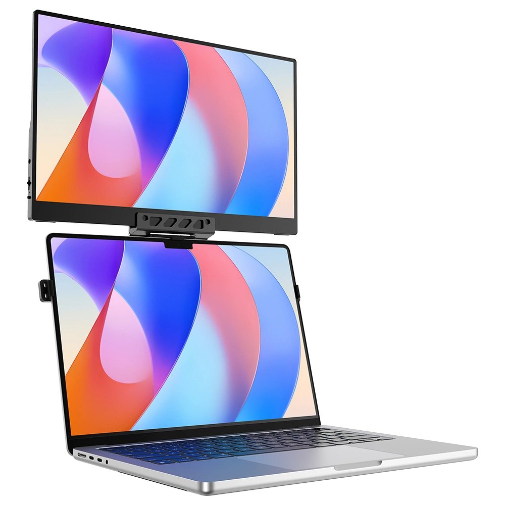 UStand Air S1 - Floating Stacked Portable Monitor Stand for Flexible Dual-Screen Setup