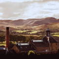 Vue sur la distillerie Balblair dans les Highlands du nord-ouest d'Ecosse