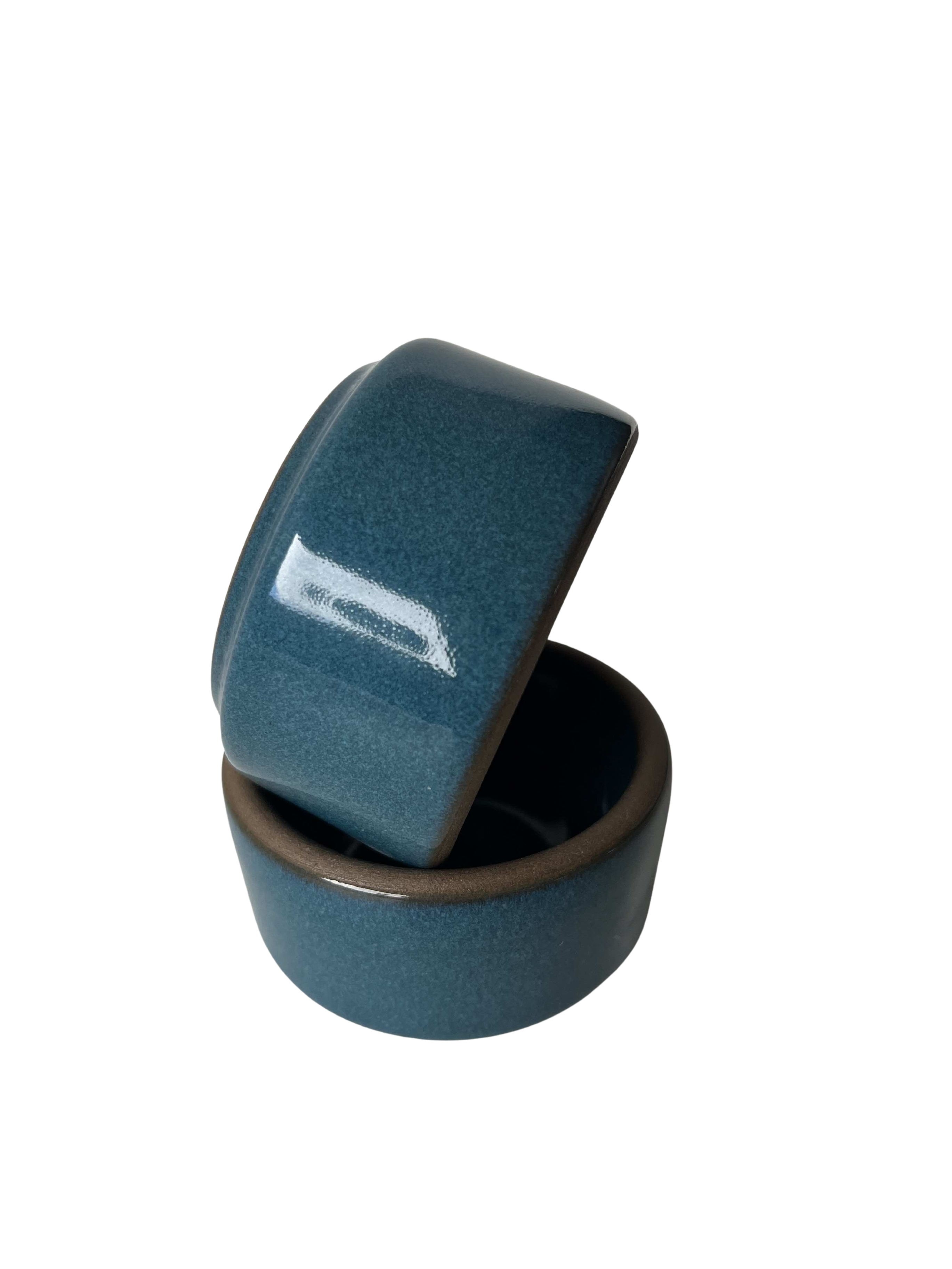 Set of 2: Small Ramekins in Tartine Teal - $68.00 | Heath Vintage & Resale