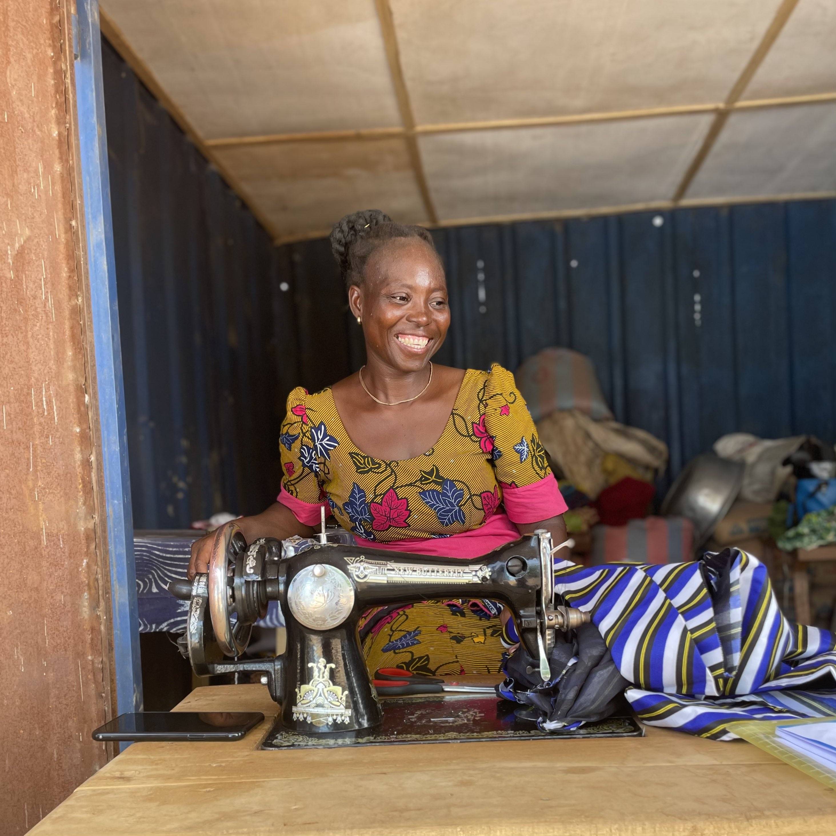 Janet Kuubere in her shop