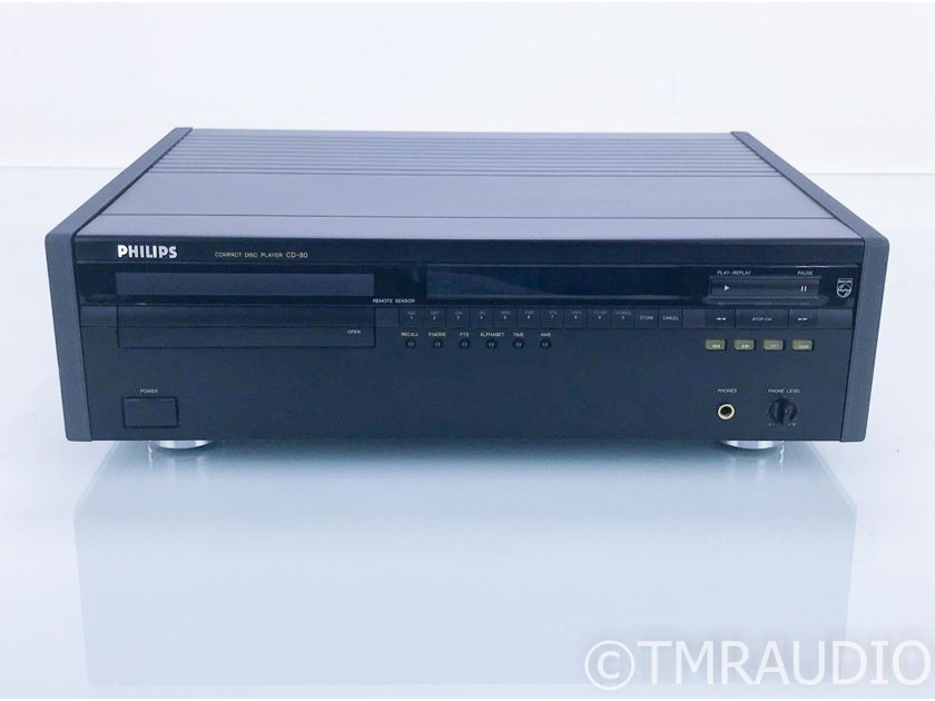 Philips CD-80 CD Player CD80; Remote (Marantz) (16819)