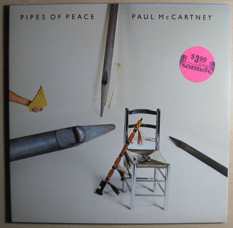 Paul McCartney - Pipes Of Peace - Gold Promo Stamped Co...
