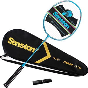 Senston N80 Badminton Racket Carbon-Fiber Badminton Racquet, Single Professional Badminton Racket 5U