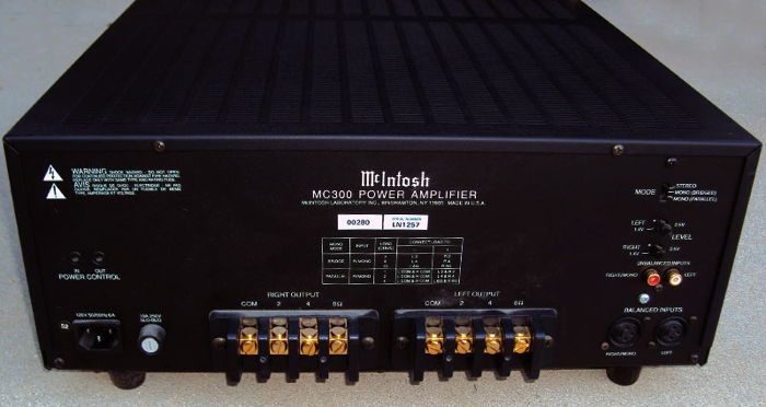 McIntosh MC300 amp trades, free layaway, lowest price