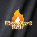 Comfortbilt pellet stoves logo with black background