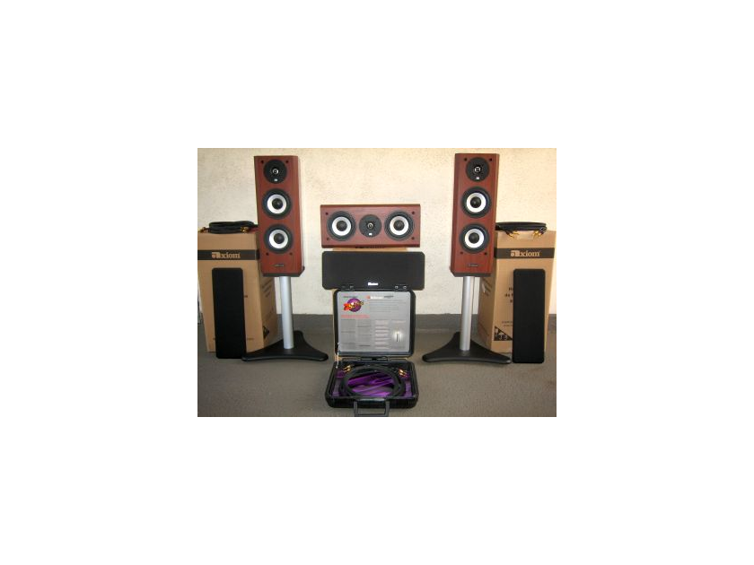 Axiom Audio M22 + VP100 & more front set of 3 ht speakers