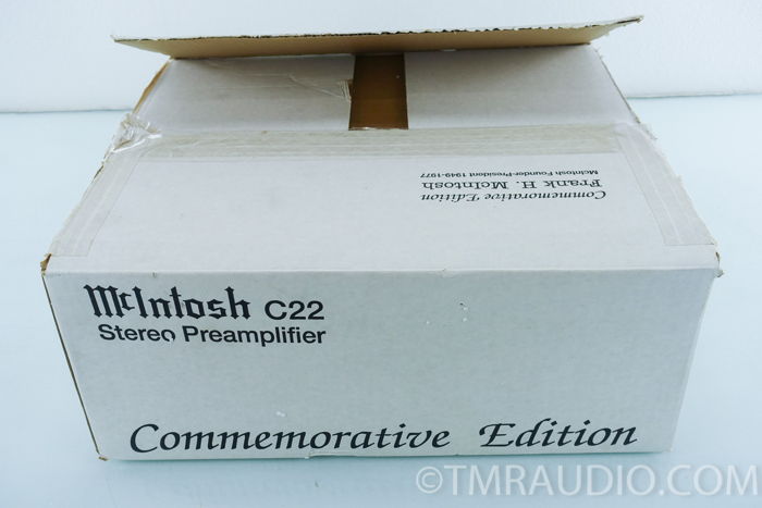 McIntosh C22 Commemorative Edition Stereo Preamplifier ...