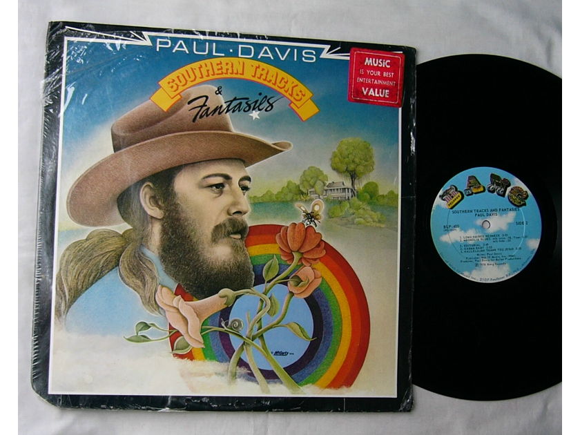 PAUL DAVIS - SOUTHERN TRACKS FANTASIES - - RARE ORIG 1976 LP - BANG RECORDS