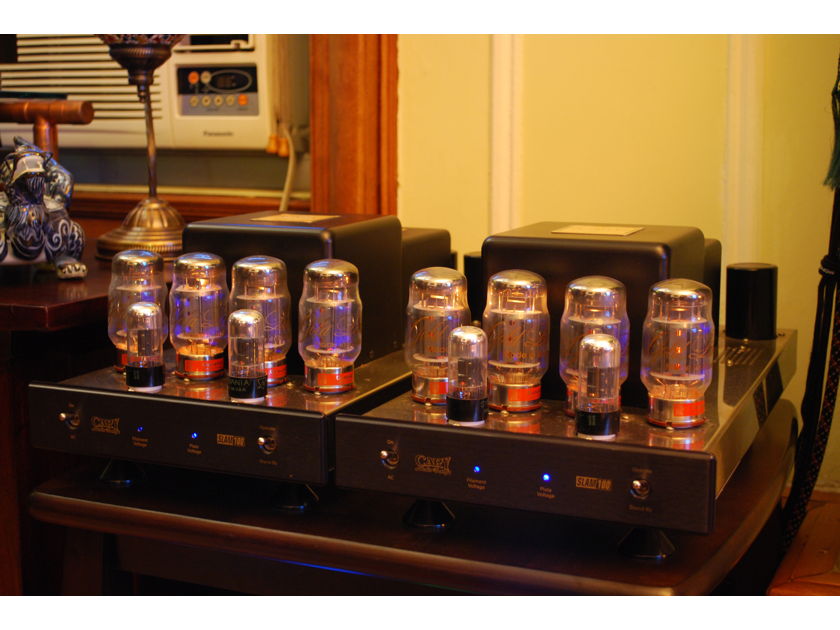 Cary Audio Design SLAM 100 monoblocks, near mint! w/ extra tubes, bias meter