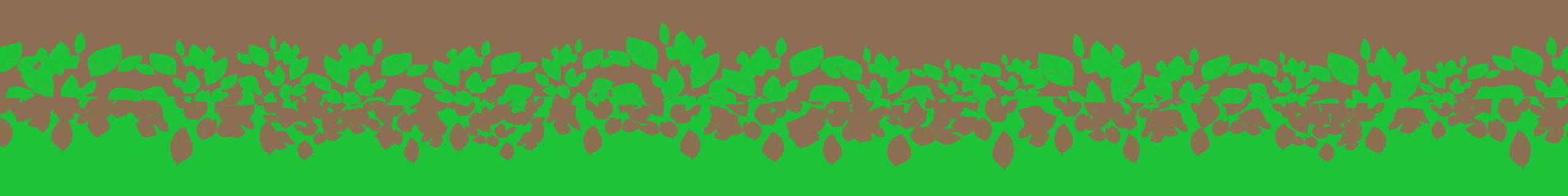 Brown and Green Overlapping Leaf Pattern