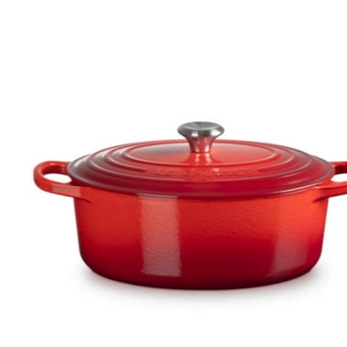 Le Creuset Bräter 31cm Oval in kirschrot