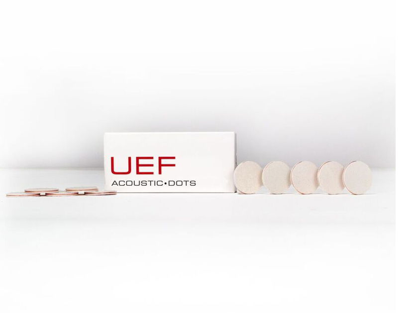 Synergistic Research UEF Acoustic Dots - inconspicuous acoustic treatment for your listening room
