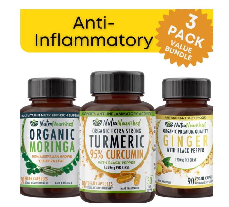 VALUE BUNDLE: Curcumin, Moringa & Ginger Bundle