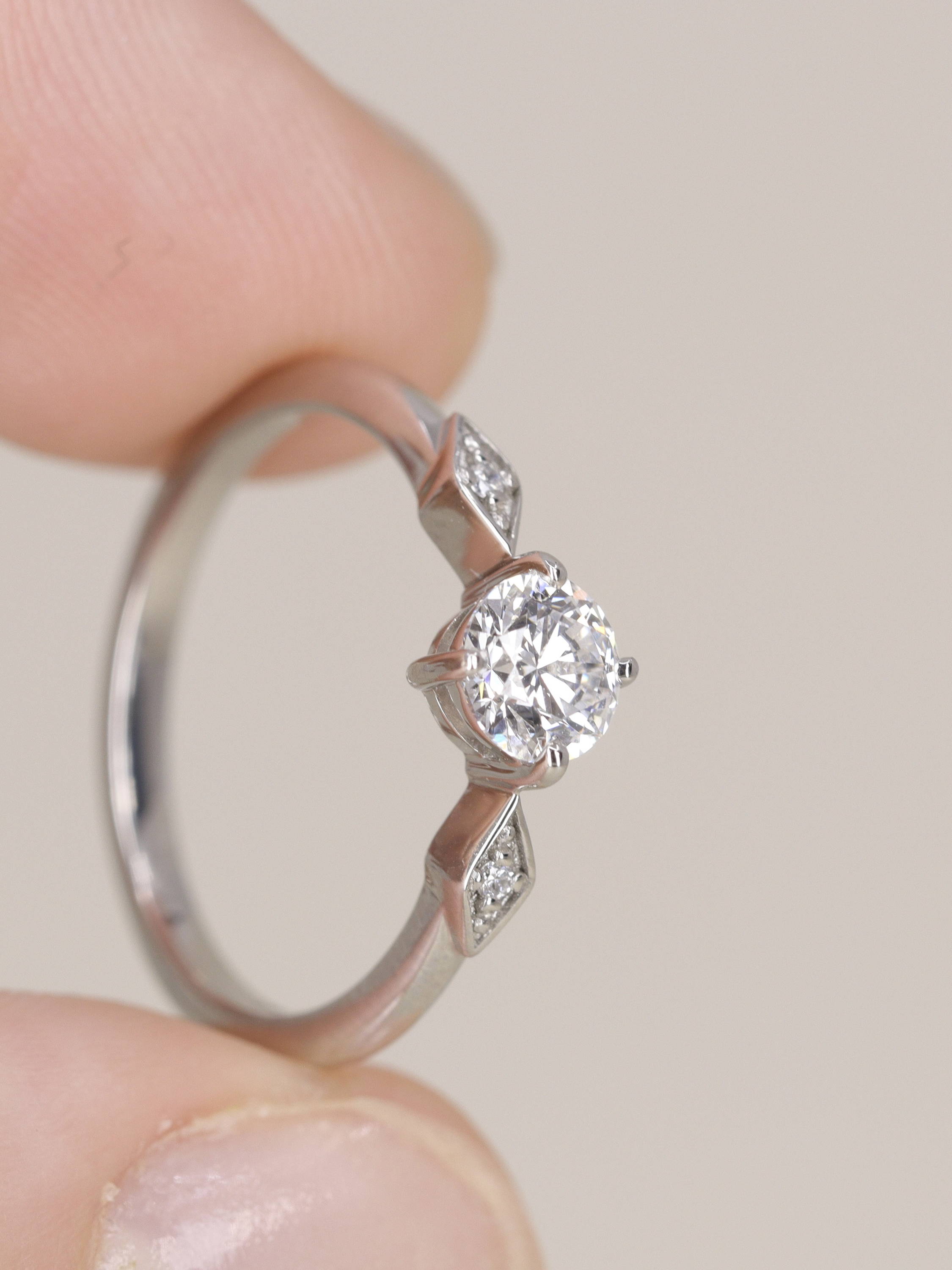 Custom engagement ring