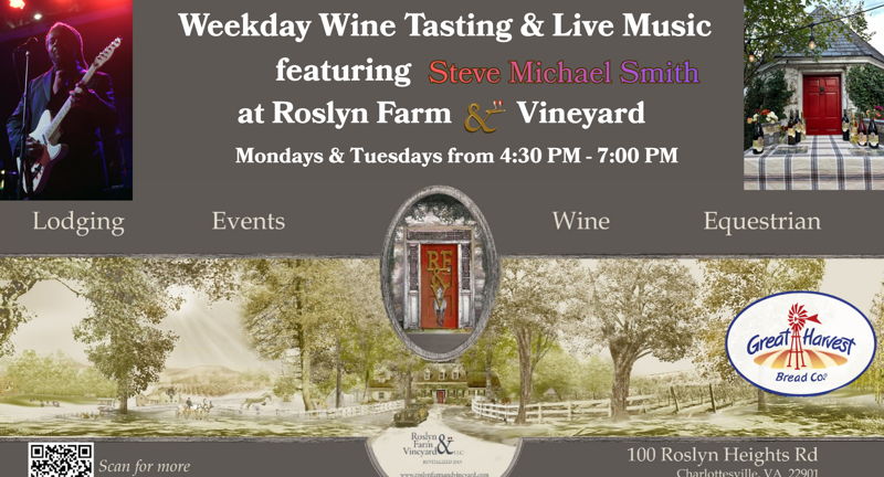 Weekday Wine Tasting at Roslyn Farm & Vineyard