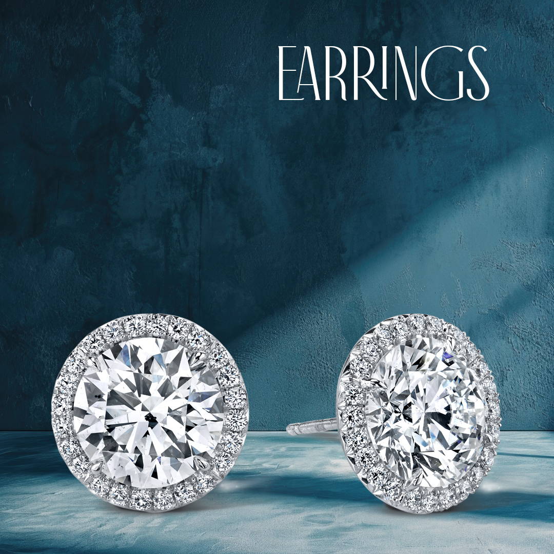 classic collection diamond earrings