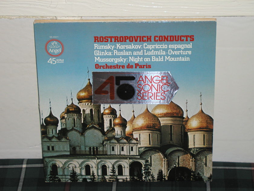 Rostropovich/ODP - Rimsky/Glinka Angel Sonic 45rpm sq quad