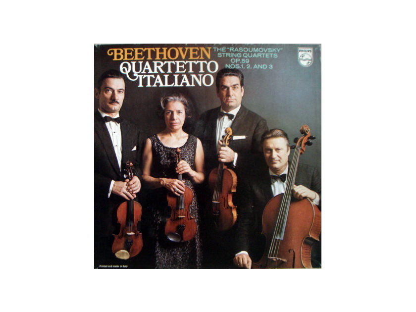 Philips / QUARTETTO ITALIANO, - Beethoven Rasoumovsky Quartets, MINT, 3LP Box Set!