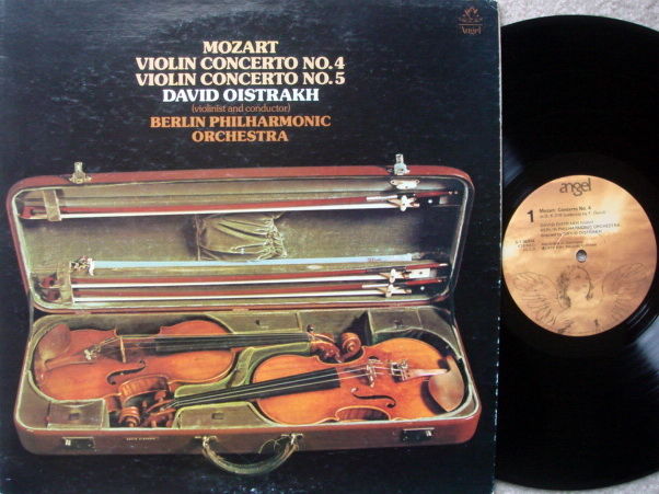 EMI Angel / OISTRAKH, - Mozart Violin Concertos No.4 & ...