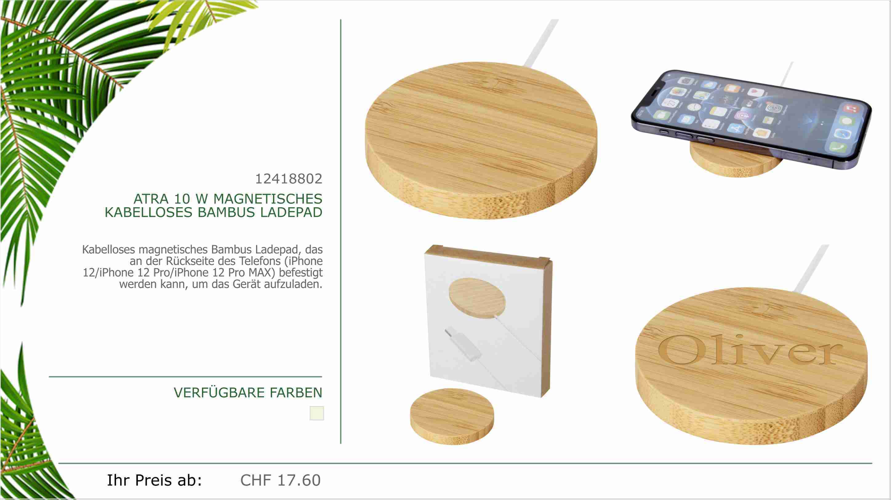 Die Atra 10 W Powerbank ist das perfekte Werbegeschenk für Ihre Kunden, um ihnen das Leben unterwegs zu erleichtern und gleichzeitig Ihre Marke positiv zu repräsentieren. Egal ob als Geschenk für Ihre Mitarbeiter, als Kundenpräsent oder als Teil Ihrer Marketingstrategie - die Atra 10 W Powerbank wird Ihre Kunden begeistern und Ihre Marke stärken. Kontaktieren Sie uns noch heute, um weitere Informationen über die Atra 10 W Powerbank und unsere attraktiven Angebote zu erhalten. Lassen Sie uns gemeinsam ein maßgeschneidertes Werbegeschenk kreieren, das Ihre Botschaft in die Welt hinausträgt und Ihre Kunden begeistert.