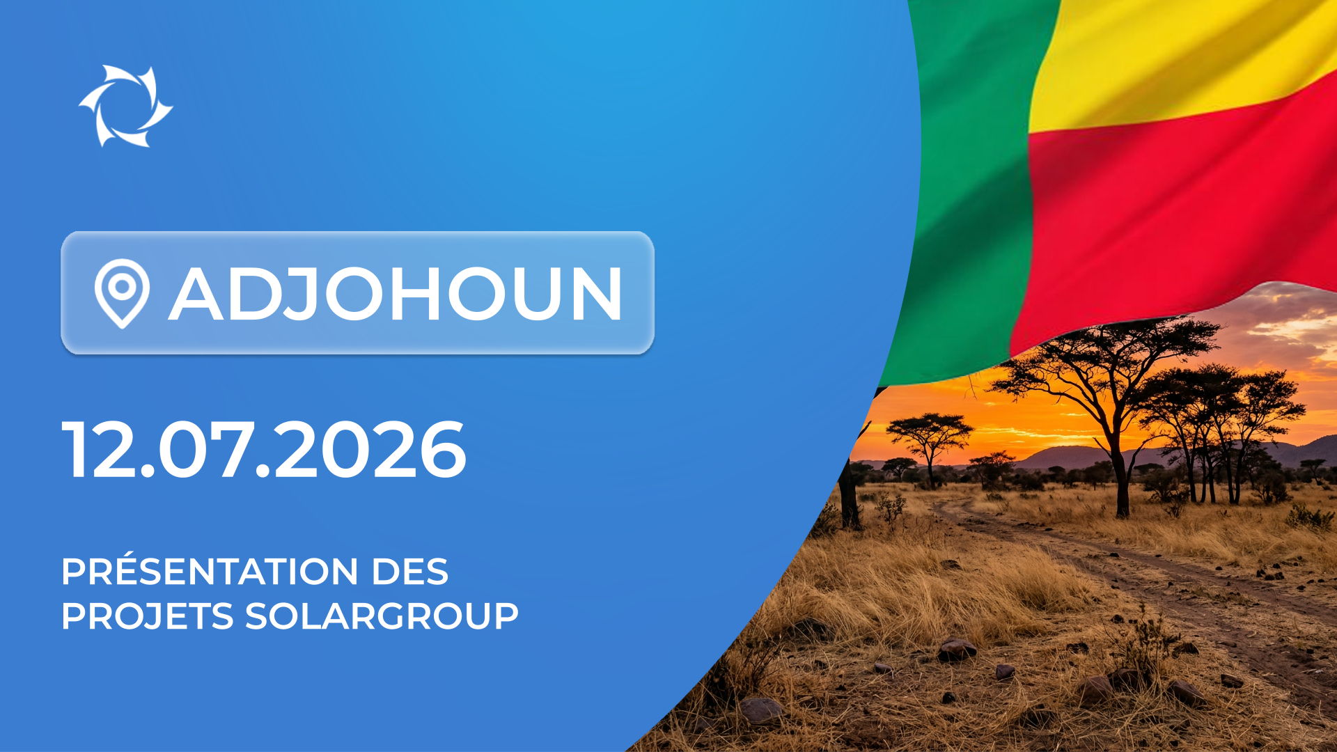 Présentation des projets SOLARGROUP à Adjohoun (Bénin)