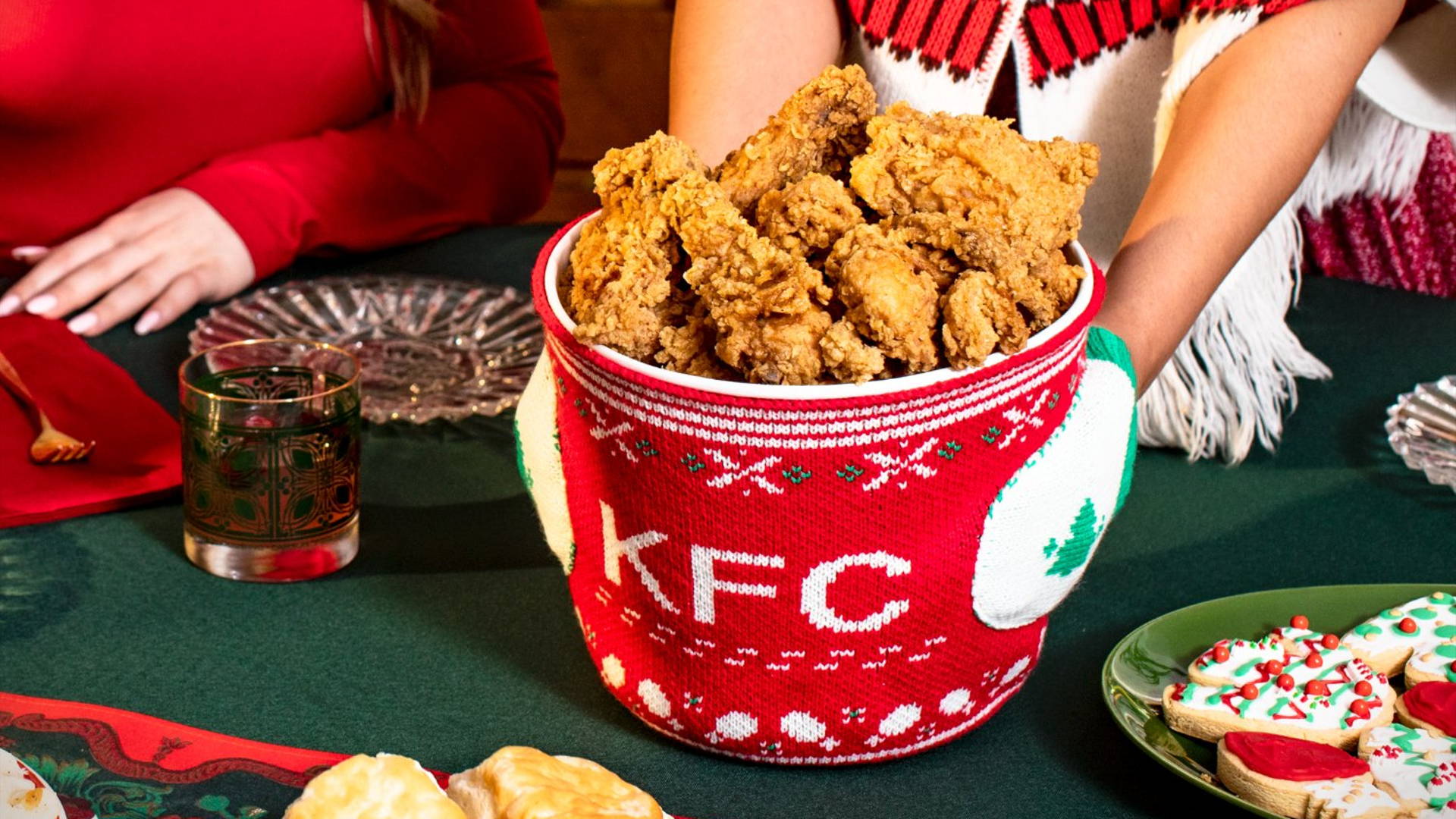 Featured image for Santa Colonel Is Coming To Town, and He's Giving Away KFC Finger Lickin' Chicken Mitten Bucket Huggers