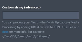 Adding URL Transformations